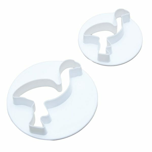 Kit Molde Cortador Flamingos 2 Pzs PP