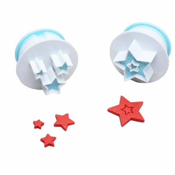 Kit Eyector Estrellas Para Fondant PP