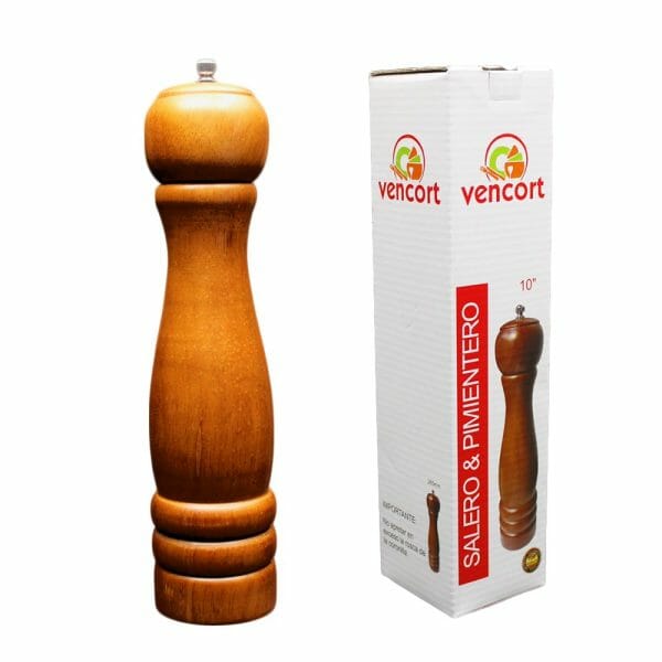 Molino Pimientero De Madera 10" Pulgadas