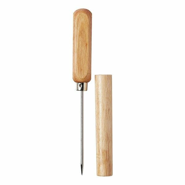 Picahielo Con Protector Y Mango De Madera