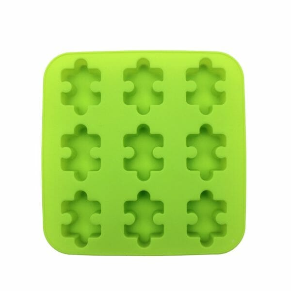 Molde De Silicon Puzzle 9 Cavidades