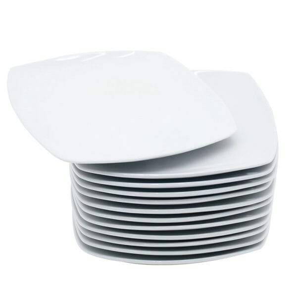 Juego de Platos Trinche Quadratto Porcelana 12" - Image 3
