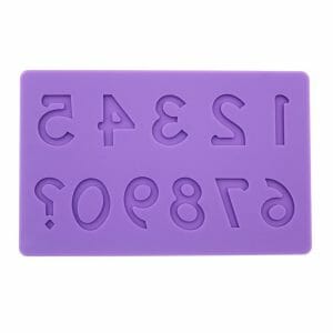 Molde numeros para fondant