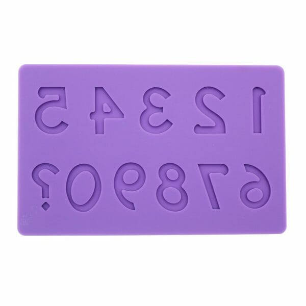 Molde numeros para fondant