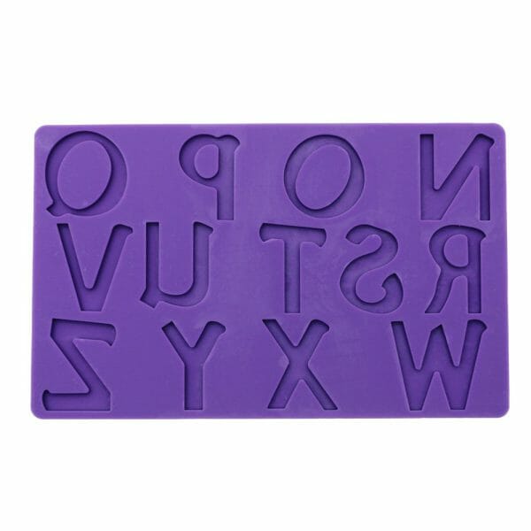 Molde De Silicon Para Fondant Letras N-Z