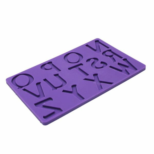 Molde De Silicon Para Fondant Letras N-Z - Image 2