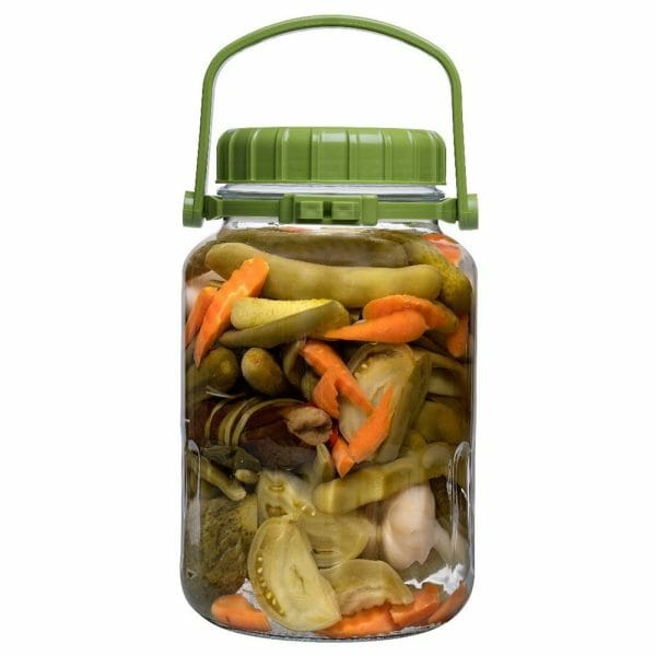 Frasco De vidrio Con Tapa Verde 8 Lts - Image 2