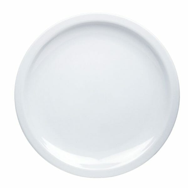 Plato Trinche Melamina Blanca 24 cm - Image 2