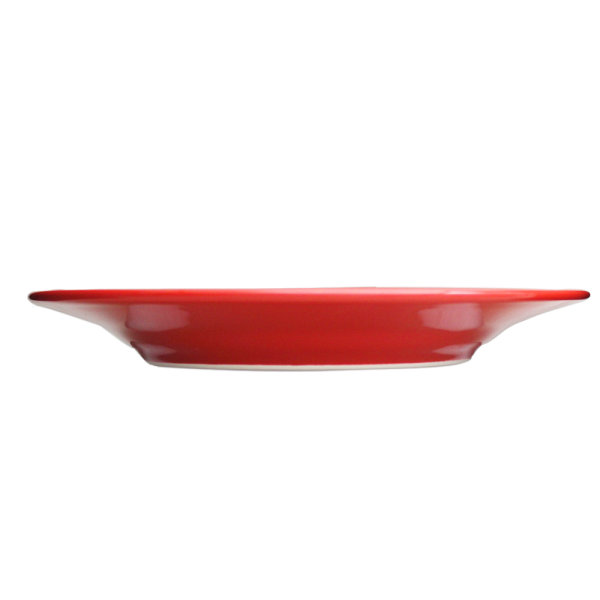 Plato Trinche De Cerámica Rojo 26 Cm - Image 2