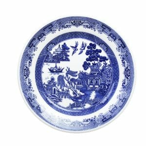 Plato Postre Cerámica Blue Willow