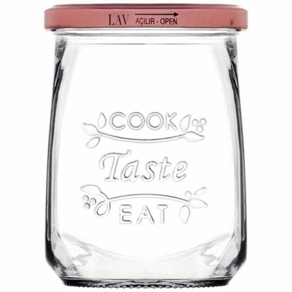 Frasco De Vidrio 550 Ml Cook Taste Eat