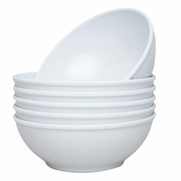 Tazón Grande Melamina Blanca De 7" Pulgadas / 800 Ml - Pack 48 Pzs - Image 4