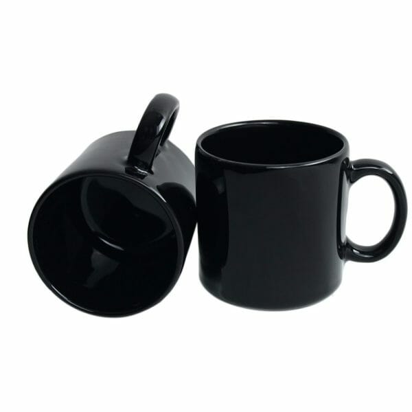 Taza De Cerámica Negra 360 Ml - Image 2