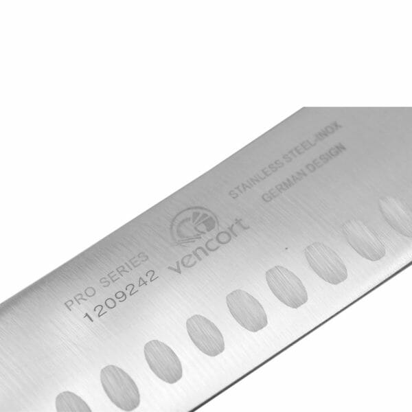 Cuchillo Santoku Profesional 7" Pulgadas - Rojo - Image 3