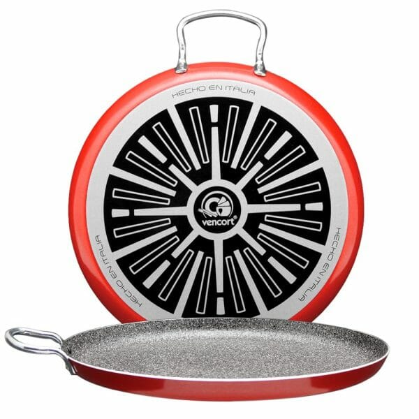Comal con antiadherente 30 cm Rojo