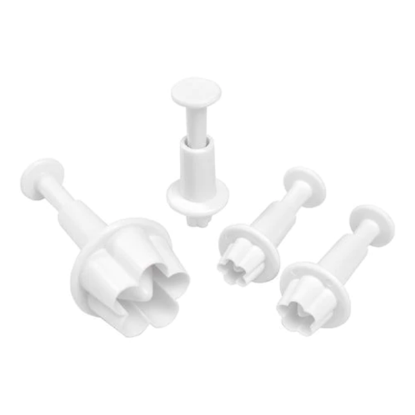 4 Moldes Eyectores Flores