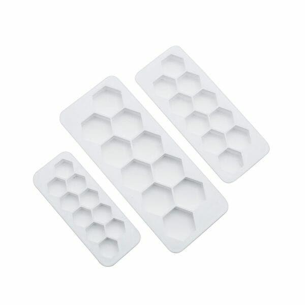 Set 3 Moldes Hexagonales 13 Cm x 7 Cm - Image 2