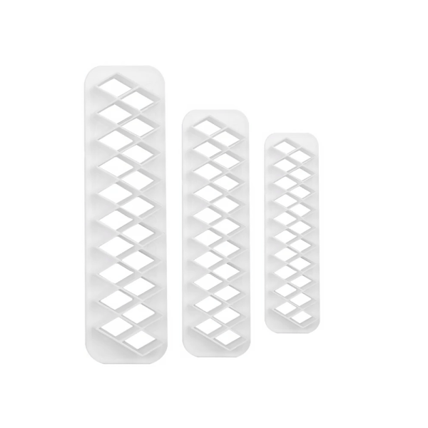 Set 3 Moldes Hexagonales 13 Cm x 7 Cm