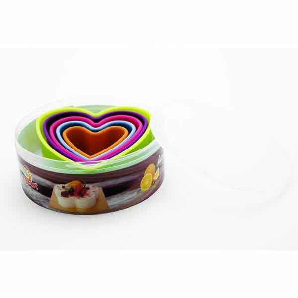 Juego De 5 Cortadores De Galleta Corazón - Image 3