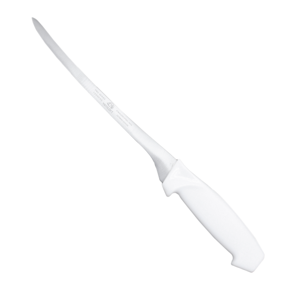 Cuchillo filetero blanco 9"