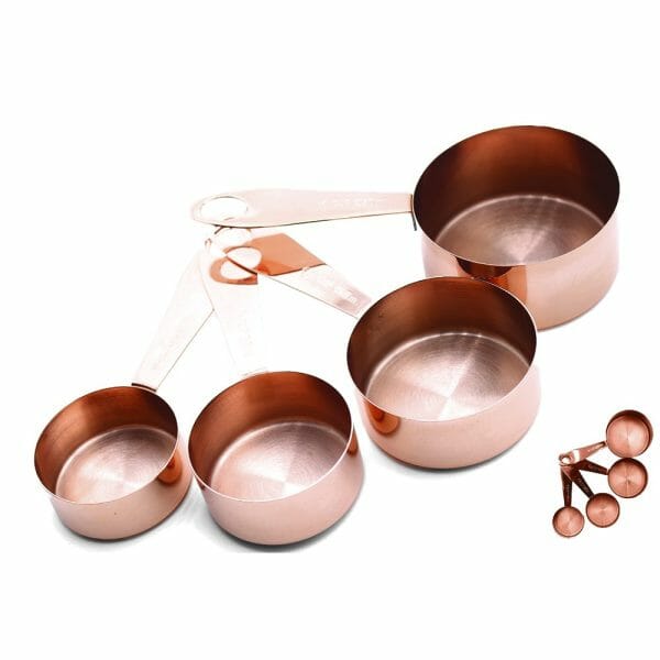 Juego De Tazas Medidoras Estilo Cobre