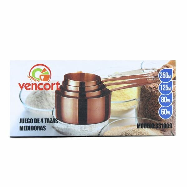 Juego De Tazas Medidoras Estilo Cobre - Image 2
