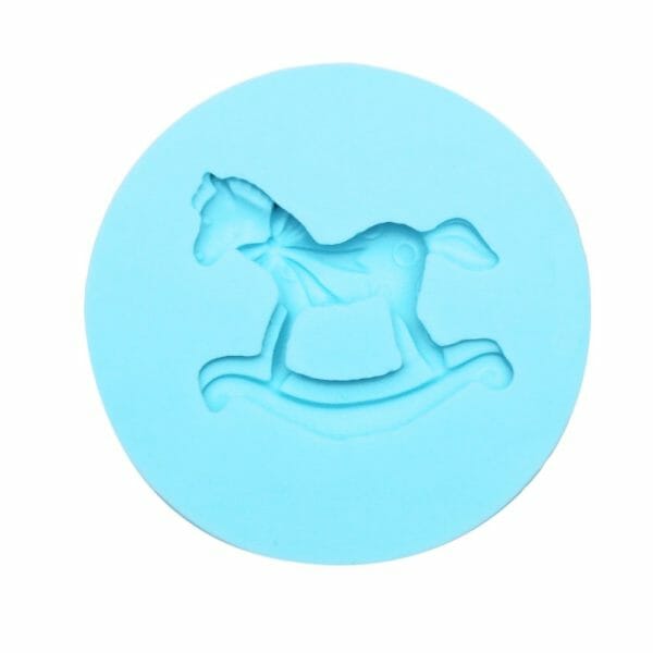 Molde De Silicon Caballito De Madera