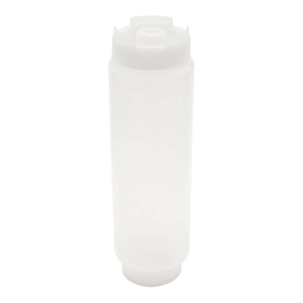 Botella Dispensadora Flexible Para Aderezos Con 2 Tapas - 16 Oz - Image 3