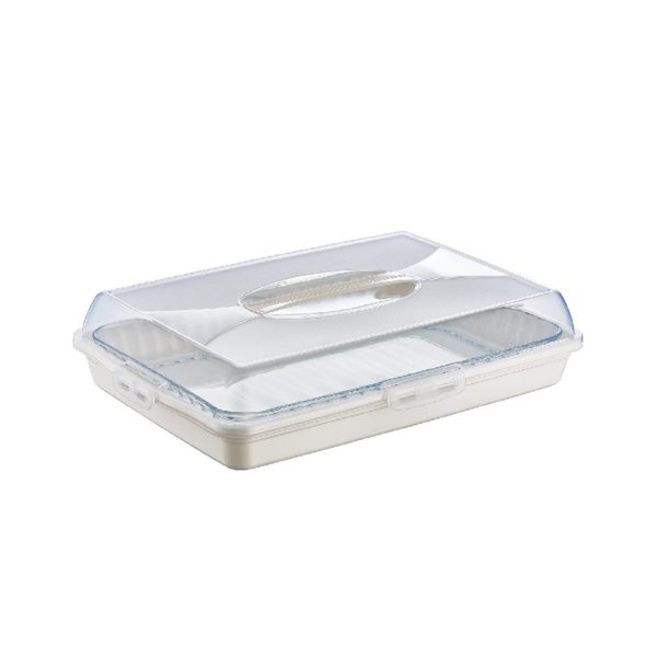 Porta pasteles rectangular