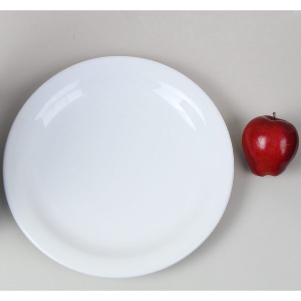 Plato Trinche De Porcelana Gourmet Blanco / 27 Cm - Image 2