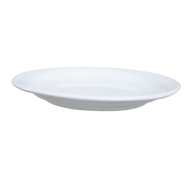 Plato Trinche De Porcelana Gourmet Blanco / 27 Cm - Image 3