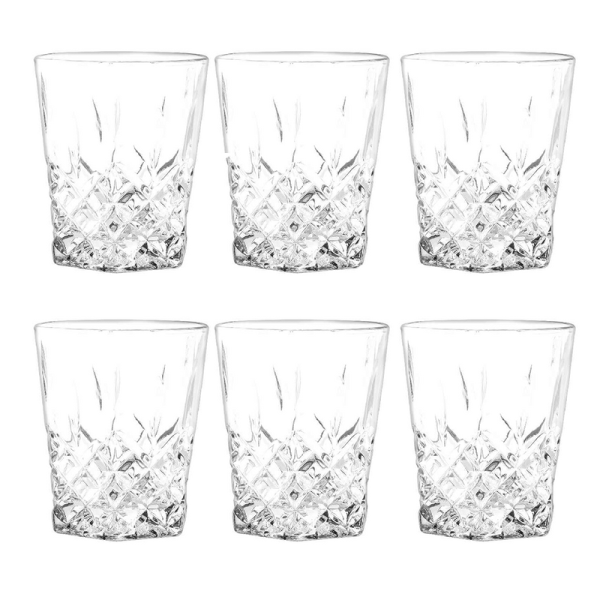 Vasos De Vidrio Diamante Para Whiskey Y Licor 10 Oz - Image 2