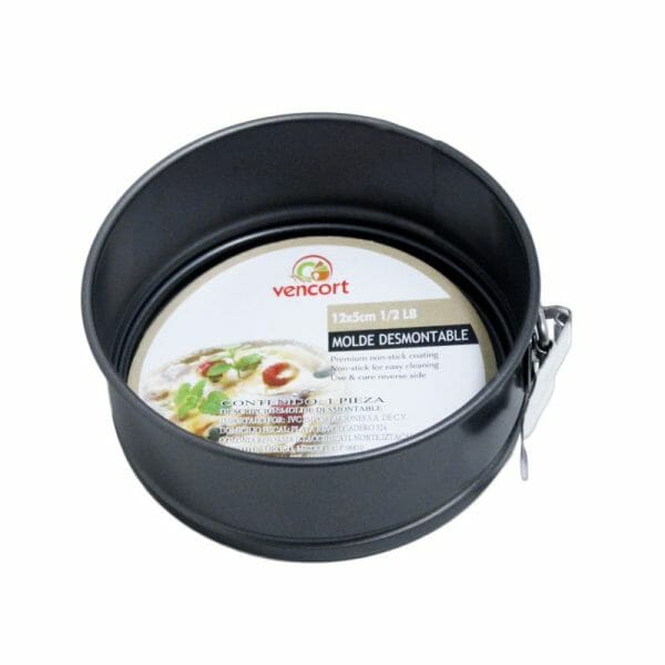 Molde Redondo Desmontable Para Pastel Repostería 12 Cm