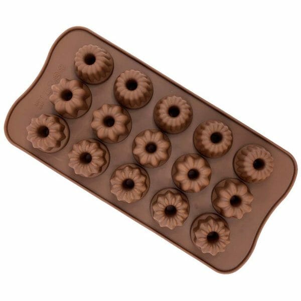 Molde De Silicon Roscas Mini Chocolates Reposteria - 2 Pzas