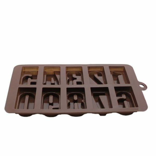 Molde De Silicon Para Chocolates Números - Image 2