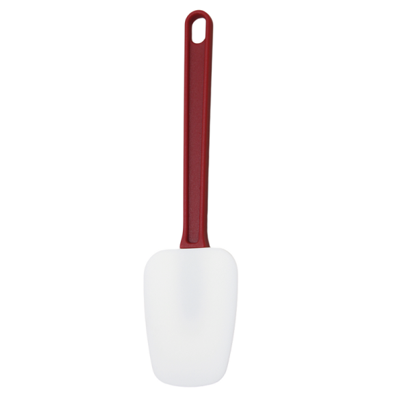 Espátula Cuchara De Silicon Profesional Mango Rojo 25 Cm - Image 3