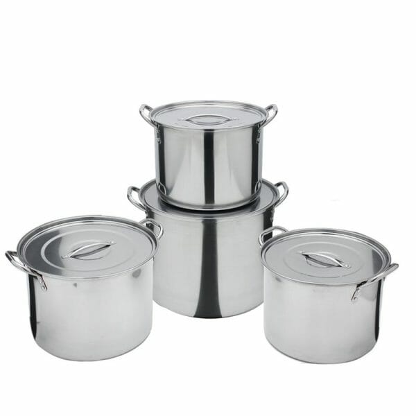 Juego De 4 Ollas Stock Pot Acero Inoxidable Cocina - Image 5