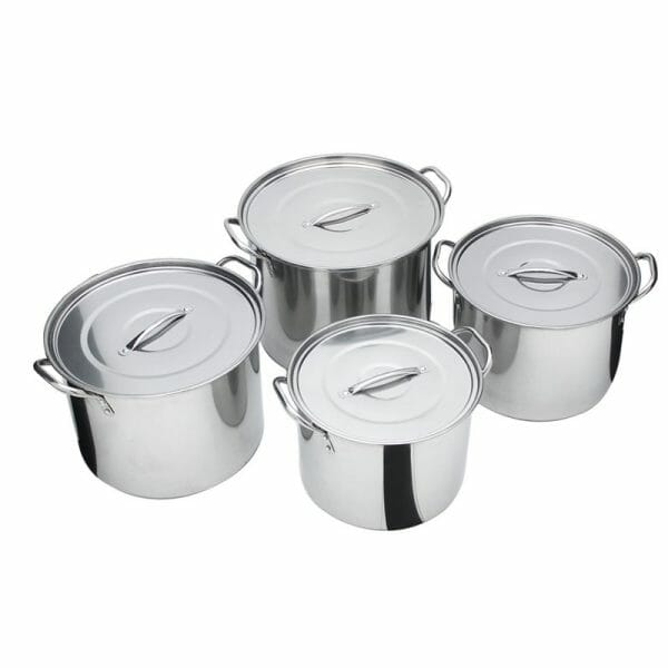 Juego De 4 Ollas Stock Pot Acero Inoxidable Cocina - Image 4
