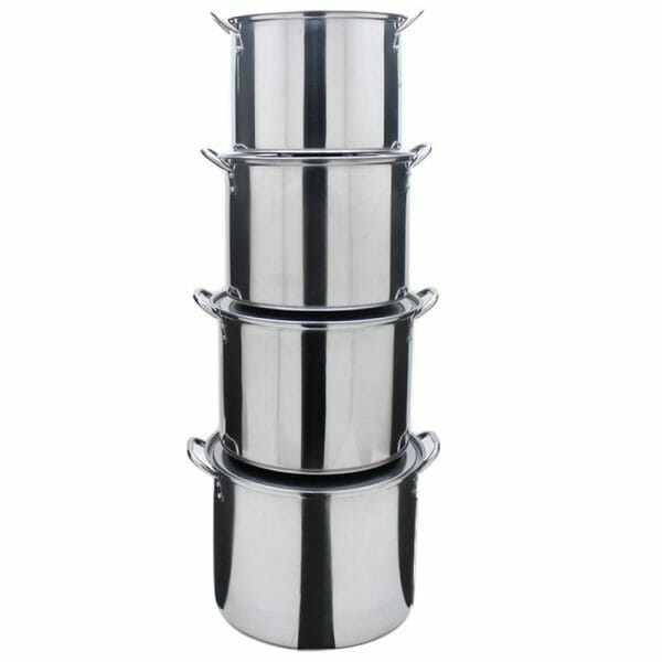 Juego De 4 Ollas Stock Pot Acero Inoxidable Cocina - Image 2