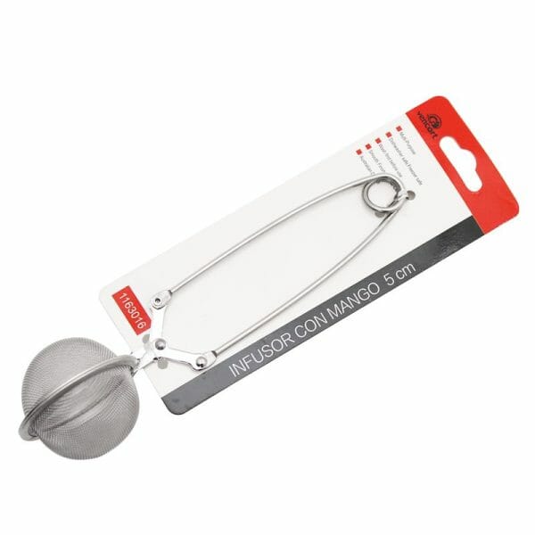 Infusor Para Té Acero Inoxidable Pinza Grande 17 Cm