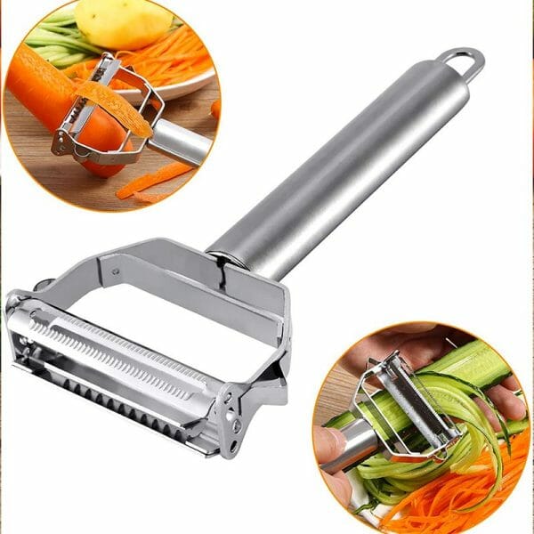 Pelador Julienne Vegetales Acero Inoxidable Profesional - Image 5
