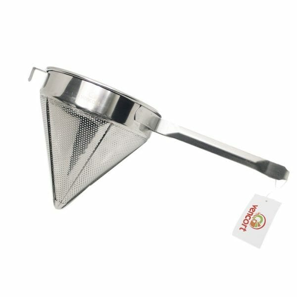 Colador Chino Conico 8 Pulgadas Acero Inox Profesional