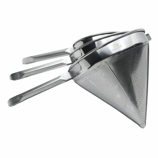 Coladores Chinos Conicos Acero Inoxidable Profesional - 3 Pzas