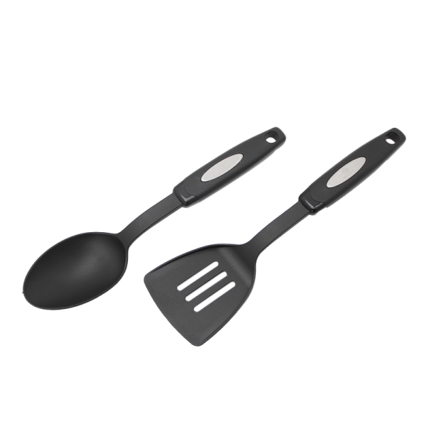 Juego Volteador Y Cuchara Utensilios De Nylon Para Cocina