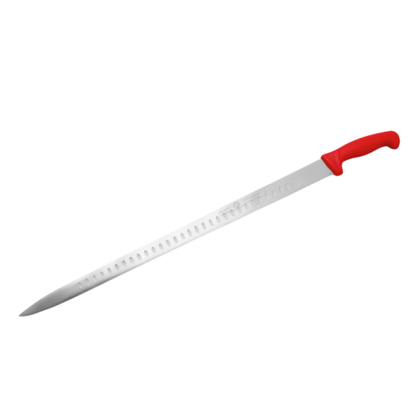 Cuchillo Cecinero Troquelado Profesional Carne 22 Pulgadas