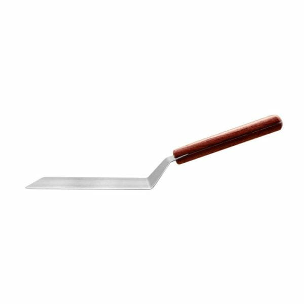 Espatula Acero Para Chef Plancha Mango De Madera 12 X 33 Cm - Image 2