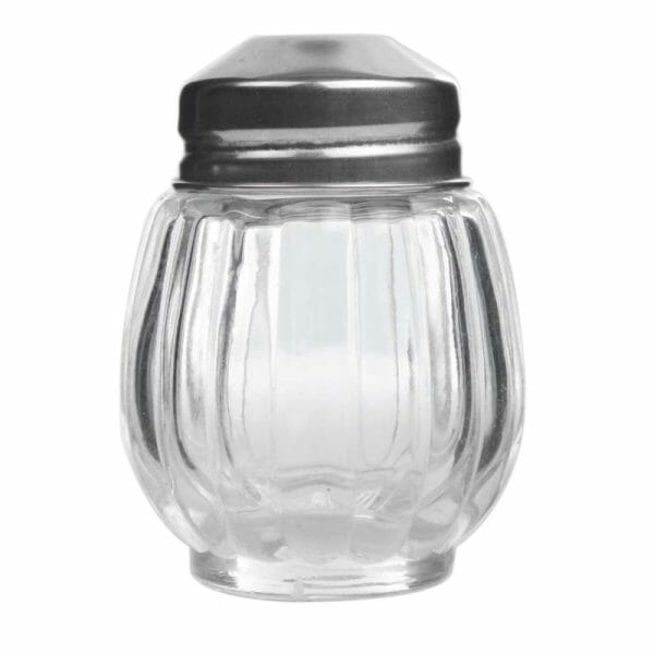 Saleros Barril De Vidrio Tapa Cromada 30 Ml