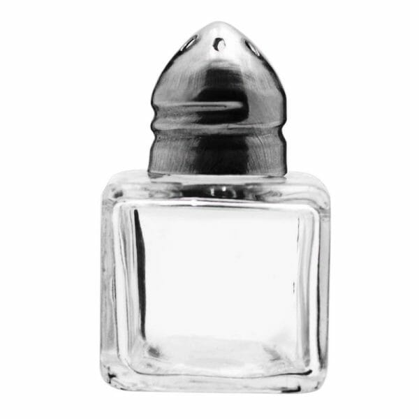 Saleros Y Pimienteros Mini De Vidrio Tapa Cromada 25 Ml - Image 2