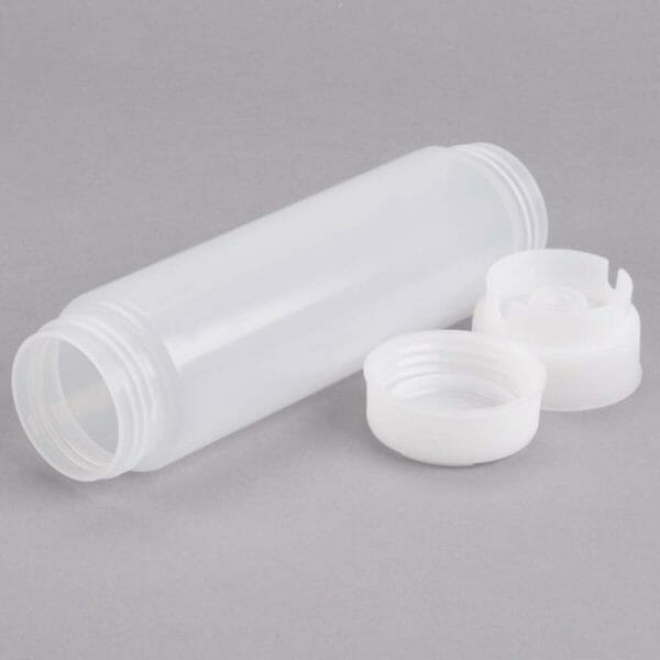Botellas Flexible Aderezos Salsa Con 2 Tapas 16 Oz 470 Ml - 6 Pzas