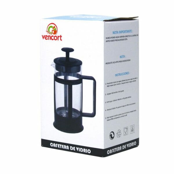 Cafetera De Prensa Francesa De Vidrio 350ml